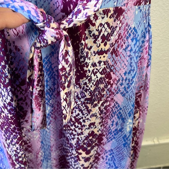 C.Wonder Christian Siriano Women’s Purple Hi-Low Printed Dress Size M - Picture 4 of 12